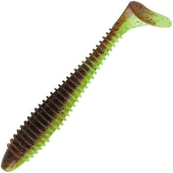 Силиконовая приманка Keitech Swing Impact Fat 3.3" #401 Green PumpkinPP.Chart (7 шт/уп),1551.03.99