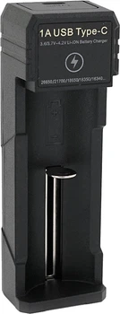 Зарядное устройство Voltronic Yonii 18650/26650/21700/18340, 4.2V/1000mAh, питание от USB/Type-C, Q300