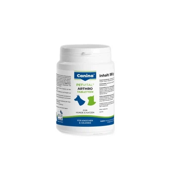 Витамины Canina Petvital Arthro-Tabl. для собак и кошек, для проблемных суставов, 180 г (180 табл)