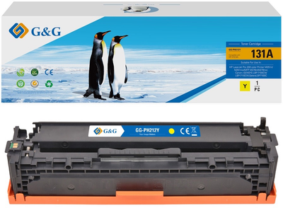 Toner G&G do HP CF212A, Canon CRG731 Yellow (NT-PH212Y)