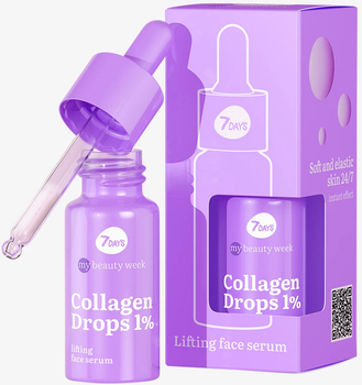 Serum do twarzy 7days My Beauty Week Collagen Drops 1% liftingujące 20 ml (8057592521545)