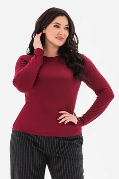 Лонгслів TUDAL 1 бордового кольору 3XL (3043359)