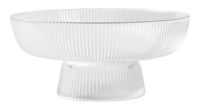 Misa Homla Lynn ryflowana ze złotym rantem 20 x 9 cm (5906496746079)