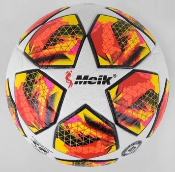 М'яч футбольний Meik Football 420 грамів Червоний (тр)
