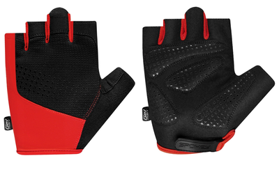 Велосипедні рукавички чоловічі Spokey Avare XL Чорно-Червоні 941082 (5905339410825)