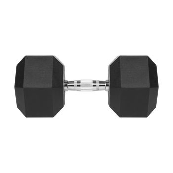 Hantel żeliwny gumowany Rebel Active HEX RBA-2325-32.5 32.5 kg (5901890111973)