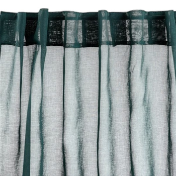 Фіранка Homla Adi з помпонами Зелена 140 x 250 см (5906496745690)