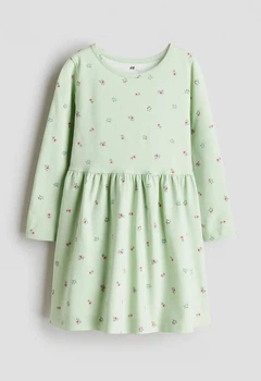 Сукня для дівчинки світло-зелена квітковий принт H&M 122-128см (400011854)