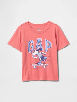 Футболка для малышей GAP с принтом 1159845215 (Розовый 18-24M) на рост 90 см