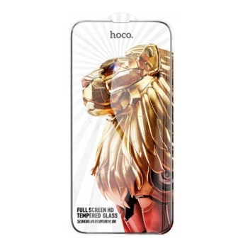 Захисне скло Hoco Full screen HD tempered glass series set for iP17 Pro Max (G9) Black