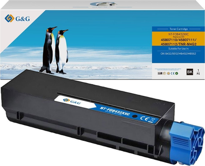 Тонер-картридж G&G для OKI 45807111 Black (NT-FOB432XXC)