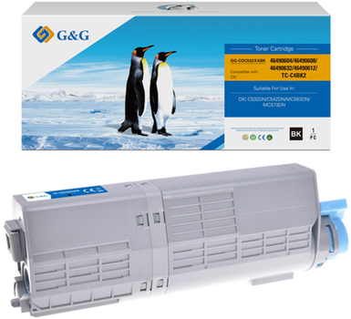 Тонер-картридж G&G для OKI 46490608 Black (NT-COC532XXBK)