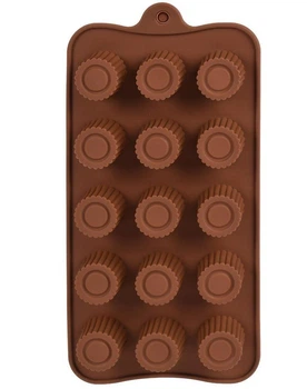 Форма силикон для конфет "Sweets" 15шт/л 20.5*10.3см R34958