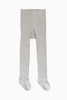 Колготки H&M 867729П сірий горох 62-68см