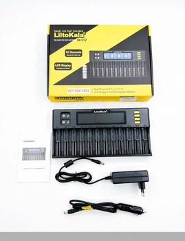 Універсальний зарядний пристрій з LED-індикацією Liitokala Lii-S12+Car 1.2V/3.2V Li-Fe/3.7V Li-Ion/3.8V Li-Ion/9V (46677-LiitoKala Lii-S12 12_1243)