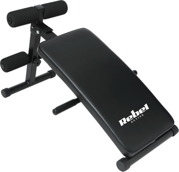 Тренувальна лавка похила Rebel Active для тренування м'язів живота (5901890101318)