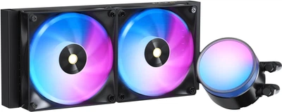 Система жидкостного охлаждения OCYPUS DELTA L24 BK ARGB V2 (DELTA-L24-BK2AAWNN02X-GL)