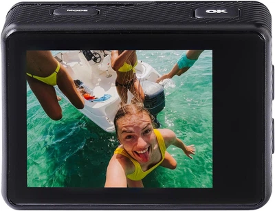 Екшн-камера Trevi GO 2550 4K / 50Мп / 4К / 120fps / Wi-Fi / Вологозахищена / Чорна Б/В