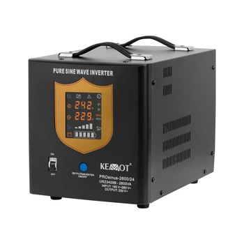 Джерело безперебійного живлення (ДБЖ) 1800/2600W 24v Kemot PROsinus 2600 (Чорний) (URZ3429B)
