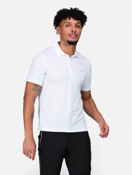 Поло длинное мужское Regatta Maverik V RMT221-900 2XL Белое (5057538899649)
