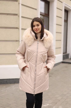 Куртка зимова Mila Nova К-375 44 бежева