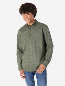 Рубашка хлопковая мужская Colin's CL1056976KHA M Khaki (8683197414489)