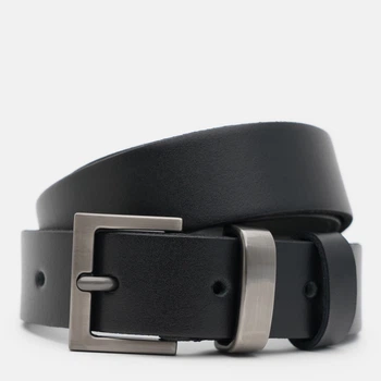 Ремень женский из натуральной кожи Laras 100s10genw115 100 см Black (ROZ6501078486)