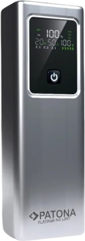 УМБ PATONA Platinum Powerbank Luxury One PD35 10000 mAh 35W Silver (4238)