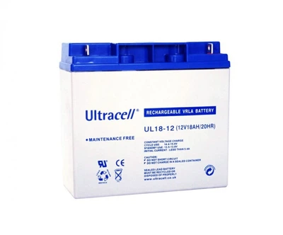 Акумулятор мультигелевий Ultracell UL18-12 12V 18 Ah AGM VRLA