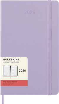 Ежедневник Moleskine 2026 средний 13х21 см сиреневый (8056999276416)