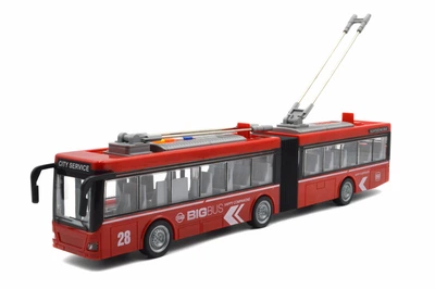 Тролейбус WENYI масштаб 1:16 звук світло відкриваються двері WY915A