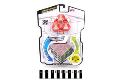 Кубик Рубіка + логічна змійка KAI XIN TOYS головоломка для розвитку логіки та мислення іграшка для дітей (539083)