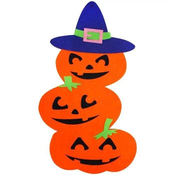 Підвіска з фетру Happy Halloween Гарбуз бренд Аплі Краплі декор для свята прикраса для дому (543199)