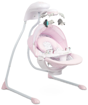Huśtawka elektryczna Caretero Raffi Różowa (5903076307828)