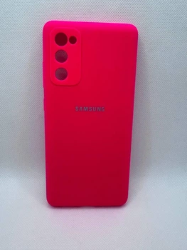 Чохол Silicone Cover Full для Samsung Galaxy M13 Малиновий