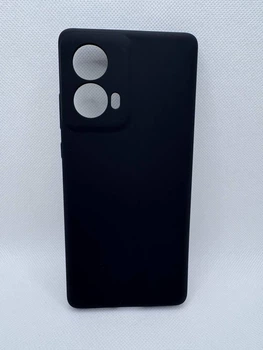 Чохол накладка Silicone Cover Full для Motorola Moto G85 / Edge 50 Fusion Чорний