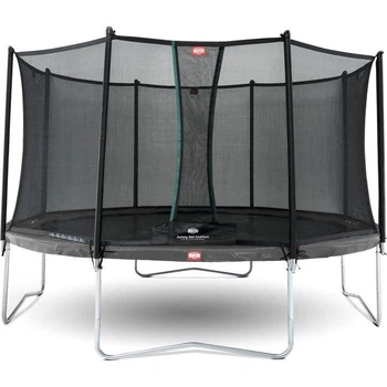 Батут BERG Favorit Grey 430 + защитная сетка Safety Net Comfort (35.14.13.00+35.74.14.03)