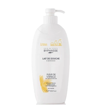 Крем-гель для душа Byphasse Caresse Shower Cream Vanilla Flowers 1 л