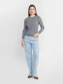 Джемпер жіночий сірий 100% бавовна Arber Crew-neck WD1 WTR-180 L сірий (W10.05.11.534)