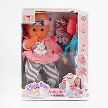 Пупс A-Toys 35см Tutu Doll, звуки, аксессуары, мягкое тело, 6630