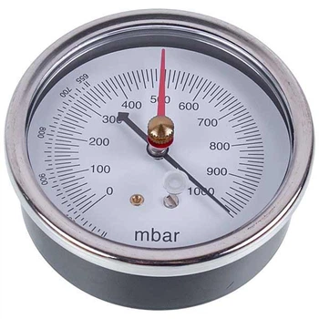 Манометр вакуумметр VALUE D=75mm 2 стрелки подключение сзади 310500301