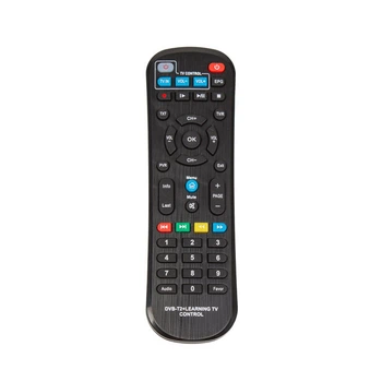 Пульт ДУ для DVB-T2 World Vision T62N, черный, дистанция до 8 метров, 2 батарейки AAA