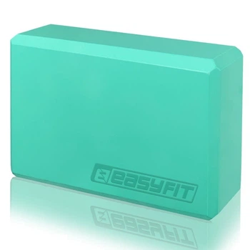 Блок для йоги EasyFit EF-1818-M, Зеленый, EVA пена, 23×15×7,6 см, 100 г (1 шт.)