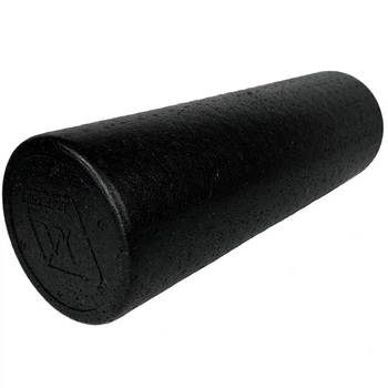 Массажный ролик EasyFit EF-2036, EPP-пена, чёрный, 45×15 см - для йоги, фитнеса, реабилитации