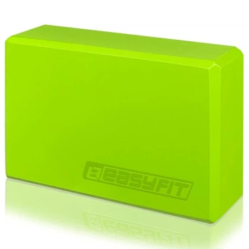 Блок для йоги EasyFit EF-1818-P, Салатовый, EVA пена, 23×15×7,6 см, 100 г (1 шт.)