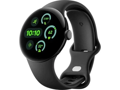 Смарт-часи Google Pixel Watch 3 41 mm LTE Matte Black Aluminum Case/Obsidian Active Band