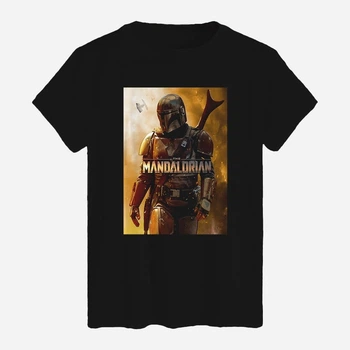 Футболка хлопковая длинная мужская Likey The Mandalorian M150-2566 XL Черная (2000001452967)