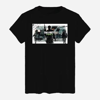 Футболка хлопковая длинная мужская Likey Call of Duty M150-1603 XXL Черная (2000000718569)