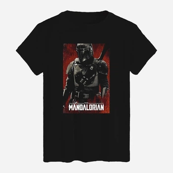 Футболка хлопковая длинная мужская Likey The Mandalorian M150-2568 L Черная (2000001455760)