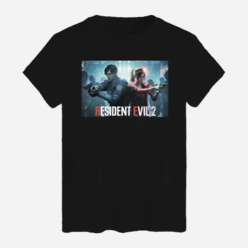 Футболка хлопковая длинная мужская Likey Resident Evil M150-1627 M Черная (2000000679464)